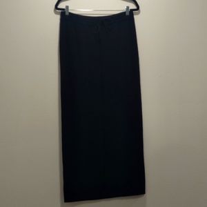 Ralph Lauren Merino Wool / Angora / Cashmere Black Midi / Maxi Skirt Size Large